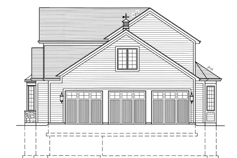 Country Style House Plan - 4 Beds 3.5 Baths 2544 Sq/Ft Plan #46-428 ...