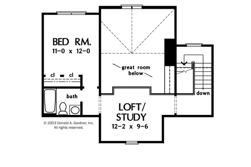 Home Plan - Floor Plan - Upper Floor for Craftsman House Plan #929-902 - 5 bed, 5 bath
