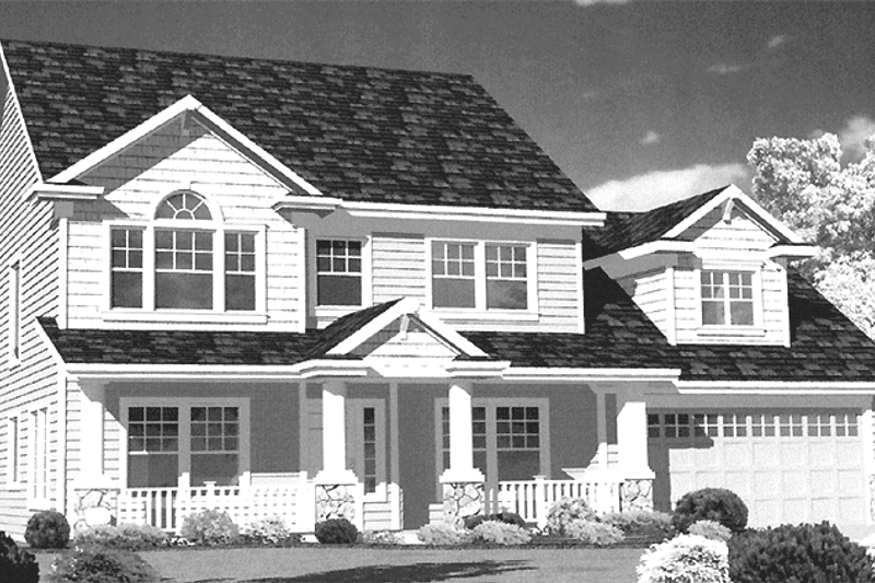Dream House Plan - Country Exterior - Front Elevation Plan #997-9