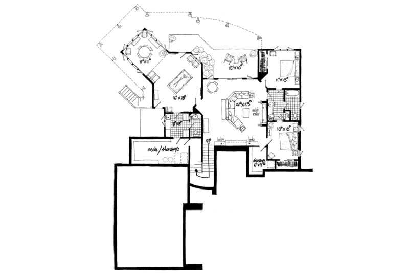 Craftsman Style House Plan - 4 Beds 3.5 Baths 4085 Sq/Ft Plan #942-11 ...