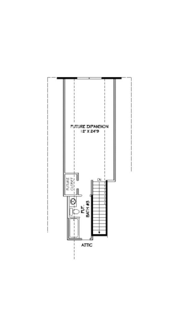 European Floor Plan - Upper Floor Plan #424-124