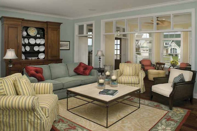 House Plan Design - Interior - Family Room for Country House Plan #928-98 - 4 bed, 3.5 bath