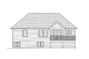 Traditional Style House Plan - 3 Beds 3 Baths 1389 Sq/Ft Plan #46-805 