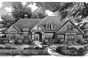 Traditional Exterior - Front Elevation Plan #929-772