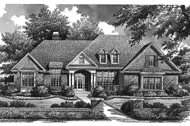 Home Plan - Traditional Exterior - Front Elevation Plan #929-772