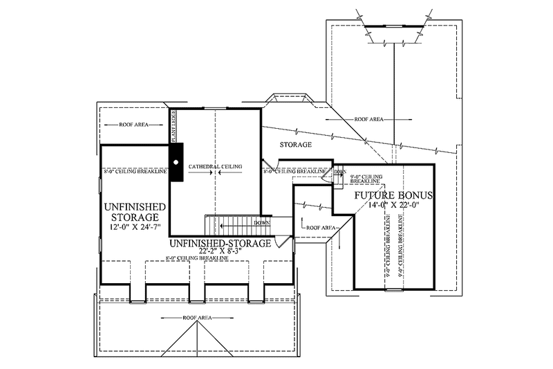 Dream House Plan - Floor Plan - Upper Floor for Traditional House Plan #137-322 - 3 bed, 2.5 bath