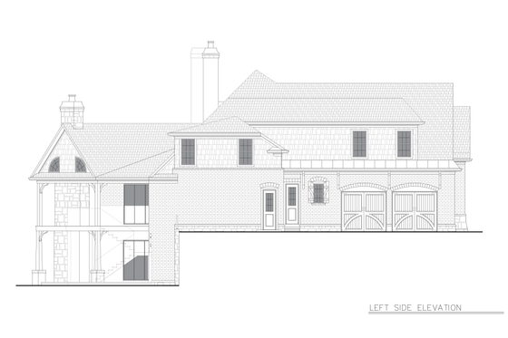 Exterior - Other Elevation 1 for Craftsman House Plan #54-698 - 5 bed, 4 bath