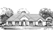 Dream House Plan - Mediterranean Exterior - Front Elevation Plan #472-262