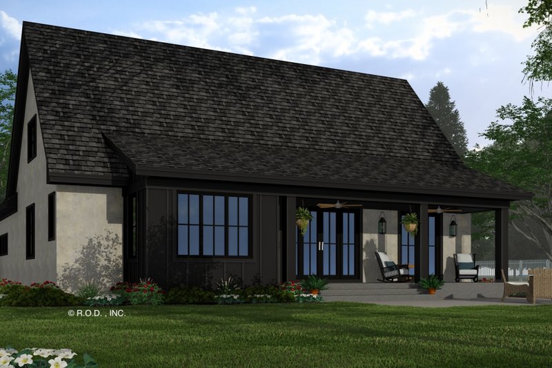 Dream House Plan - Exterior - Rear Elevation for Traditional House Plan #51-1299 - 3 bed, 3.5 bath