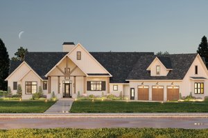 Exterior - Front Elevation 6 for Farmhouse House Plan #119-460 - 4 bed, 3 bath