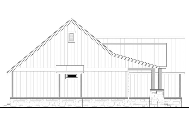 Architectural House Design - Exterior - Other Elevation for Ranch House Plan #430-292 - 3 bed, 2.5 bath