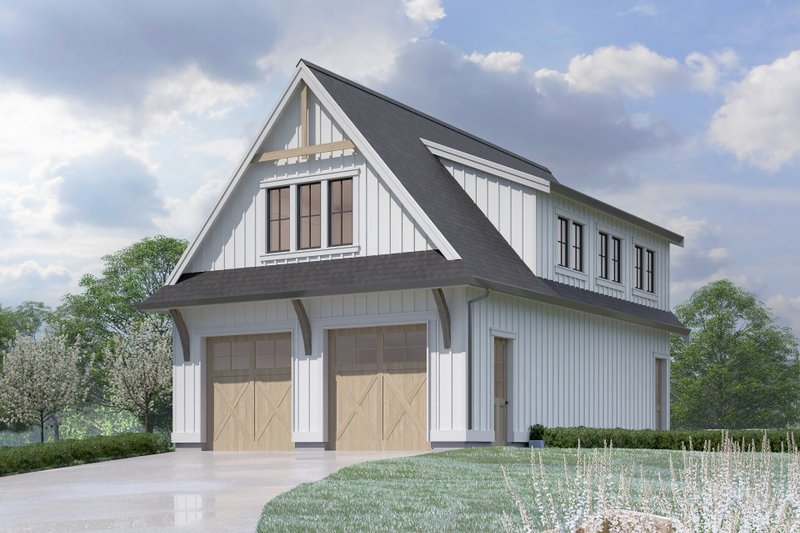 Architectural House Design - Farmhouse Exterior - Front Elevation Plan #1114-45