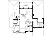 European Style House Plan - 4 Beds 3.5 Baths 3682 Sq/Ft Plan #15-226 