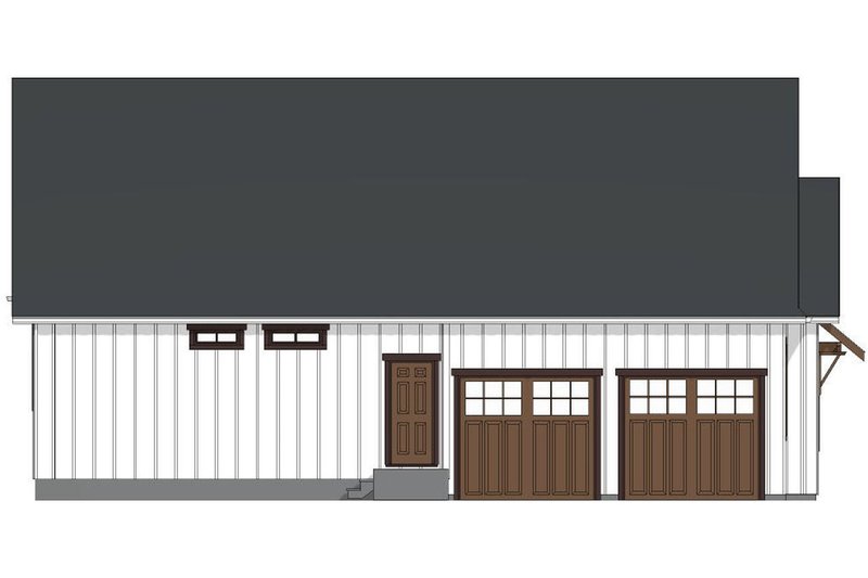 House Blueprint - Exterior - Other Elevation for Farmhouse House Plan #126-240 - 3 bed, 2.5 bath
