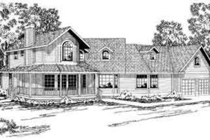 Traditional Exterior - Front Elevation Plan #124-160