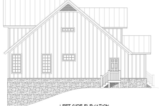 Exterior - Other Elevation 1 for Country House Plan #932-874 - 2 bed, 2.5 bath