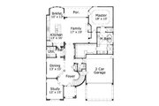 European Style House Plan - 5 Beds 4.5 Baths 4169 Sq/Ft Plan #411-644 