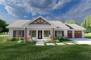 Farmhouse Style House Plan - 3 Beds 2 Baths 1496 Sq/Ft Plan #126-272 