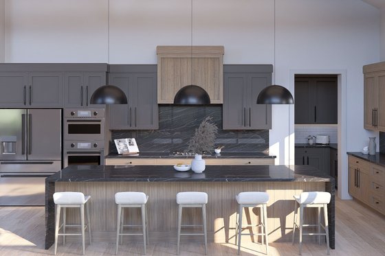 Interior - Kitchen for Barndominium House Plan #455-324 - 3 bed, 3.5 bath