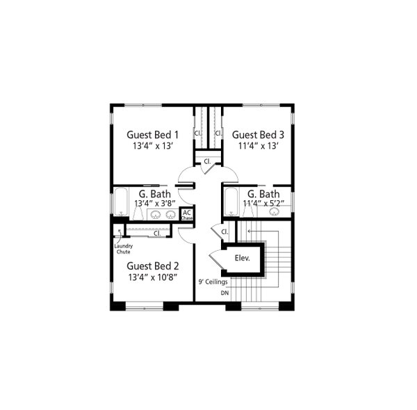 House Blueprint - Beach Floor Plan - Upper Floor Plan #938-118