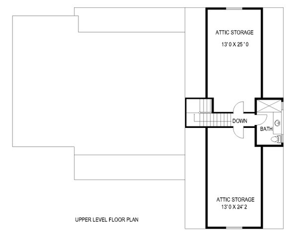 Home Plan - Craftsman Floor Plan - Upper Floor Plan #117-990