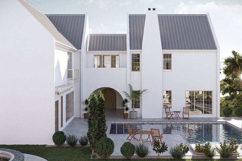 Dream House Plan - Exterior - Other Elevation 3 for Beach House Plan #455-756 - 5 bed, 5.5 bath