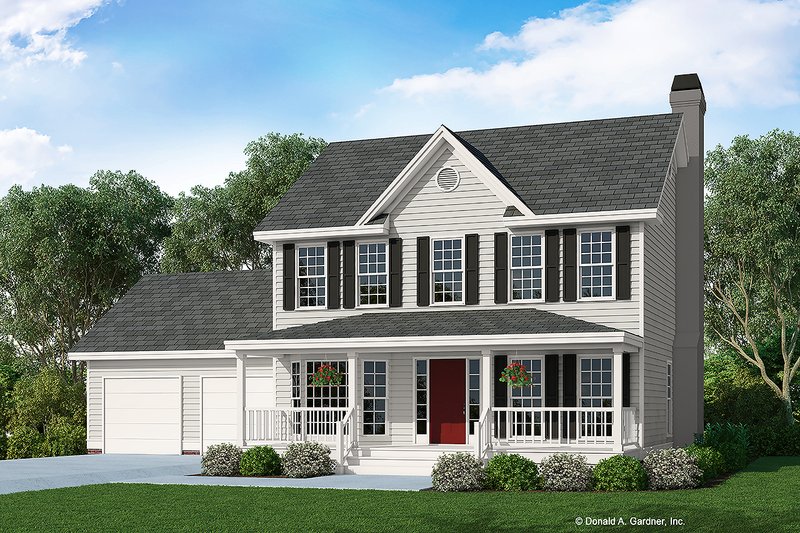Home Plan - Country Exterior - Front Elevation Plan #929-373