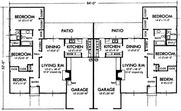 Dream House Plan - Contemporary Floor Plan - Main Floor Plan #320-1245
