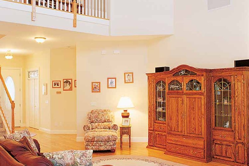 House Blueprint - Interior - Family Room 1 for Victorian House Plan #417-545 - 4 bed, 3.5 bath