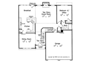 Colonial Style House Plan - 4 Beds 3 Baths 2251 Sq/Ft Plan #927-692 