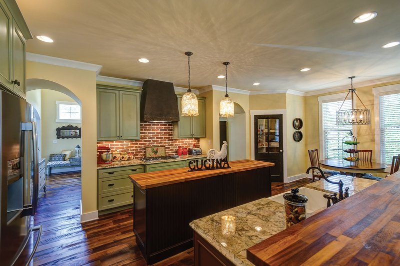 Architectural House Design - Interior - Kitchen 1 for European House Plan #927-362 - 4 bed, 3 bath