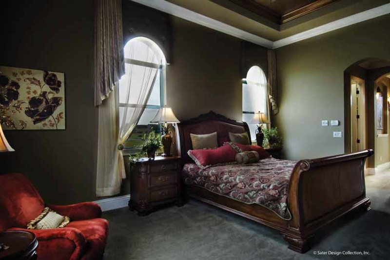 Dream House Plan - Interior - Master Bedroom for Mediterranean House Plan #930-428 - 4 bed, 3.5 bath