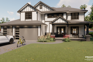 Architectural House Design - Exterior - Front Elevation for Craftsman House Plan #1122-15 - 4 bed, 4 bath