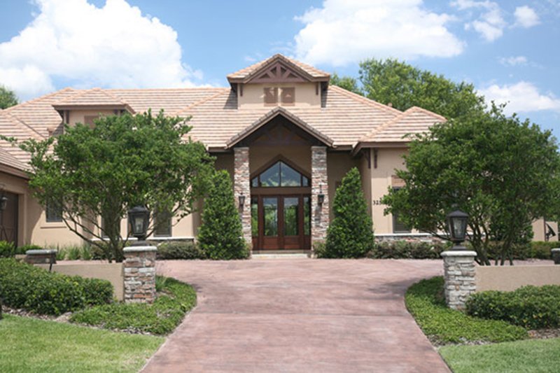 Dream House Plan - Exterior - Front Elevation 3 for Contemporary House Plan #417-814 - 2 bed, 3 bath