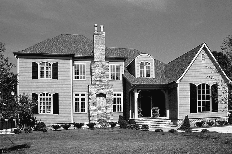 House Blueprint - Exterior - Front Elevation 3 for Country House Plan #453-248 - 5 bed, 4.5 bath