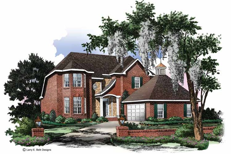 House Plan Design - Traditional Exterior - Front Elevation Plan #952-8