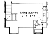 House Plan - 1 Beds 1 Baths 399 Sq/Ft Plan #410-3574 
