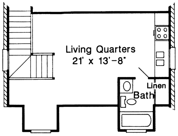 Home Plan - Floor Plan - Upper Floor Plan #410-3574