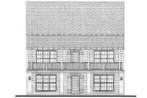 Exterior - Rear Elevation for Farmhouse House Plan #406-178 - 2 bed, 1 bath