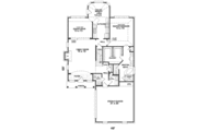 Southern Style House Plan - 3 Beds 2.5 Baths 2058 Sq/Ft Plan #81-245 