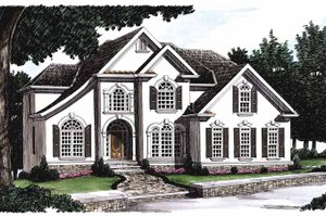 Dream House Plan - Exterior - Front Elevation for Mediterranean House Plan #927-141 - 4 bed, 3 bath