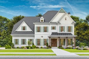 Dream House Plan - Exterior - Front Elevation for Craftsman House Plan #54-694 - 5 bed, 4 bath