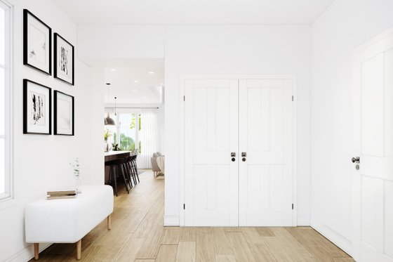 Interior - Entry for Farmhouse House Plan #23-2788 - 3 bed, 2.5 bath