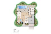 Contemporary Style House Plan - 4 Beds 3 Baths 2440 Sq/Ft Plan #1083-10 