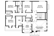 Craftsman Style House Plan - 4 Beds 3.5 Baths 3440 Sq/Ft Plan #132-433 