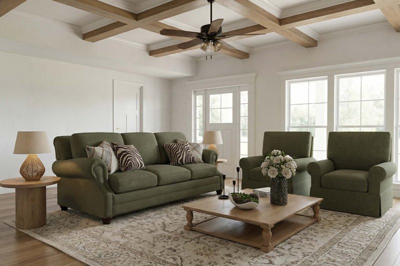 House Blueprint - Interior - Family Room for Farmhouse House Plan #923-477 - 3 bed, 2 bath