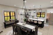 Farmhouse Style House Plan - 3 Beds 2.5 Baths 1457 Sq/Ft Plan #51-1390 