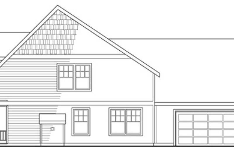 House Plan Design - Exterior - Other Elevation 1 for Craftsman House Plan #124-204 - 3 bed, 2.5 bath