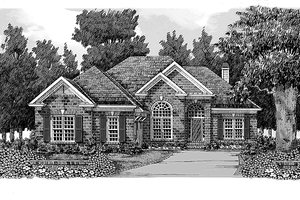 Exterior - Front Elevation 3 for Traditional House Plan #927-323 - 3 bed, 2.5 bath