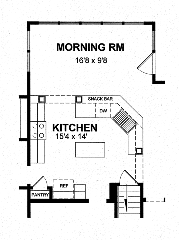 Architectural House Design - Colonial Floor Plan - Other Floor Plan #316-291